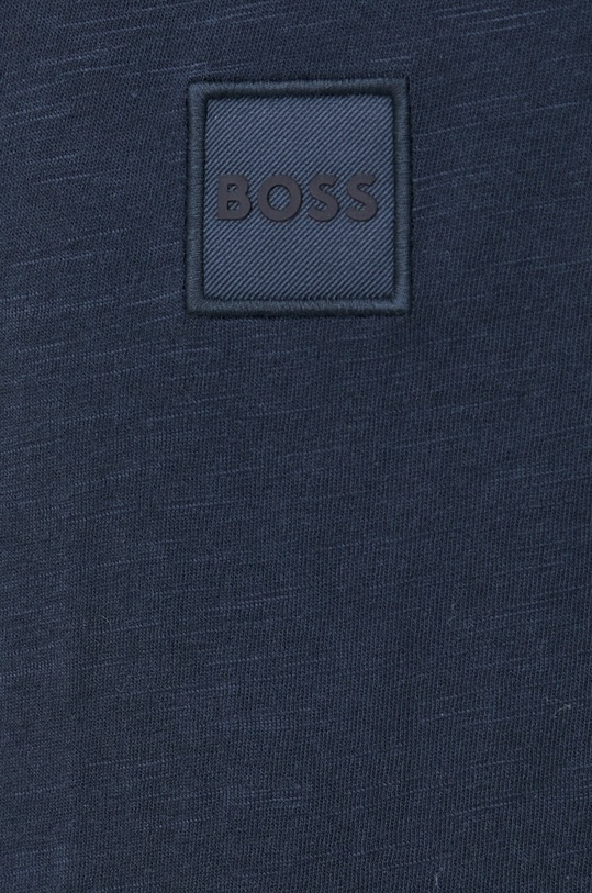 BOSS t-shirt bawełniany BOSS ORANGE 50478771 granatowy