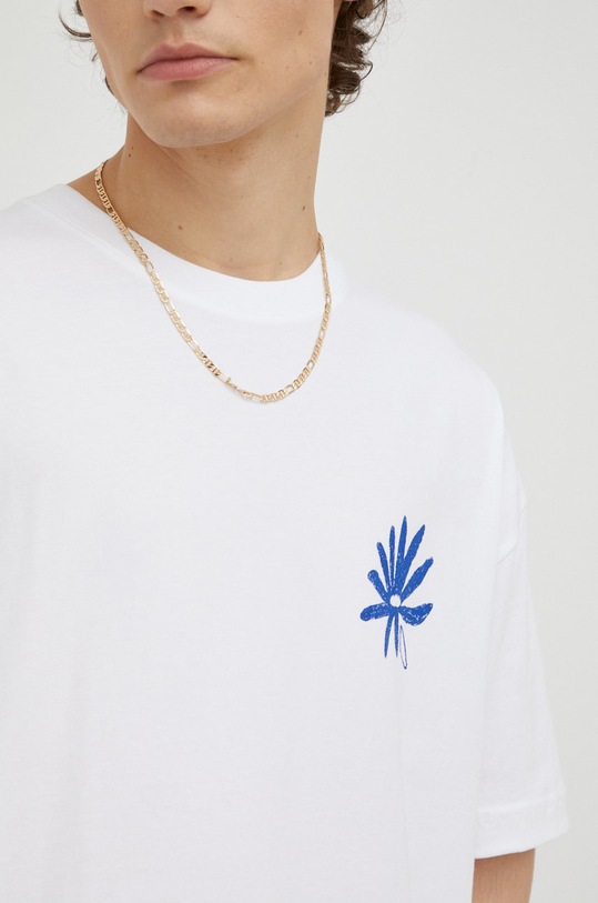 Bavlněné tričko Samsoe Samsoe M22300123 bílá