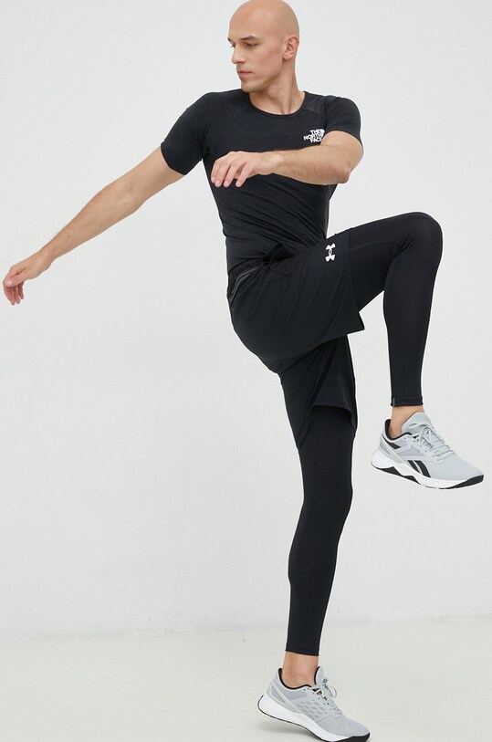 The North Face tricou sport Mountain Athletics NF0A7ZA3KT01 negru AW22