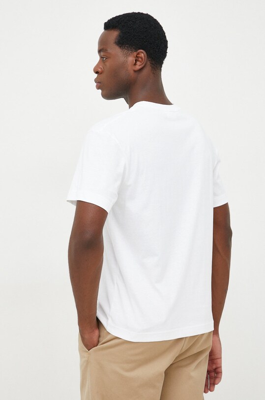 Odzież Calvin Klein t-shirt bawełniany K10K110669.9BYY biały