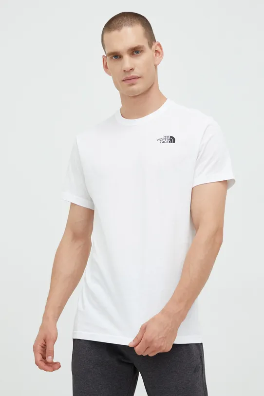 The North Face cotton t-shirt NF0A7X1KFN41 white AW22