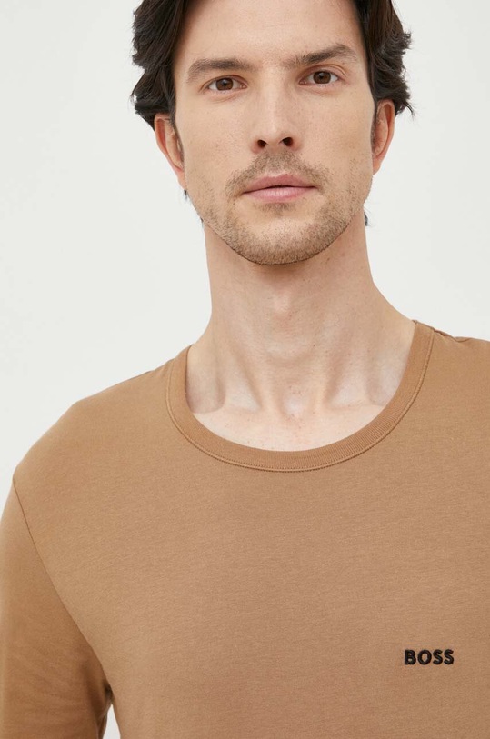 BOSS tricou din bumbac 3-pack bej 50475284