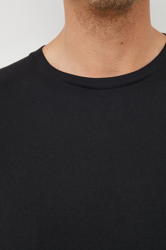 Sisley t-shirt 3I1XS101J.100 czarny