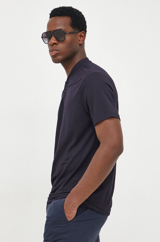 United Colors of Benetton t-shirt semplice blu navy 312QU102Z.016