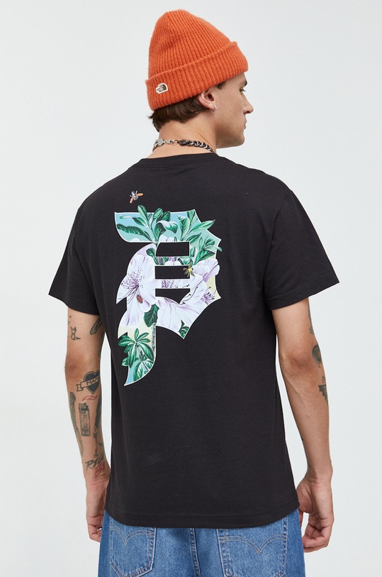 Odzież Primitive t-shirt bawełniany papfa2203.blk czarny