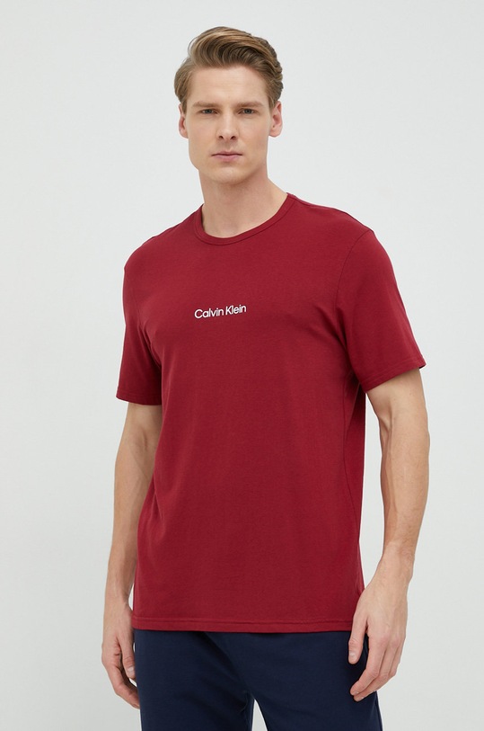 Pyžamové tričko Calvin Klein Underwear červená 000NM2170E.9BYY