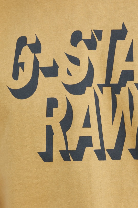 G-Star t-shirt bawełniany D22210.C506 beżowy