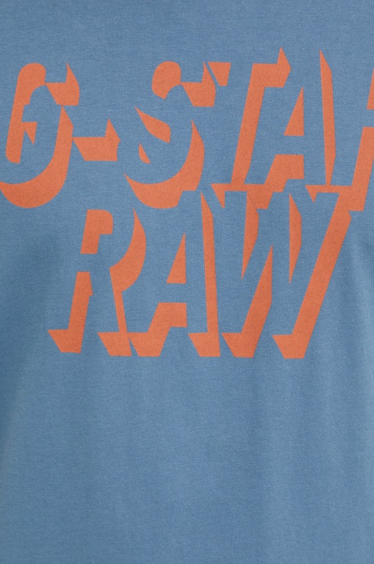 G-Star t-shirt bawełniany D22210.C506 niebieski