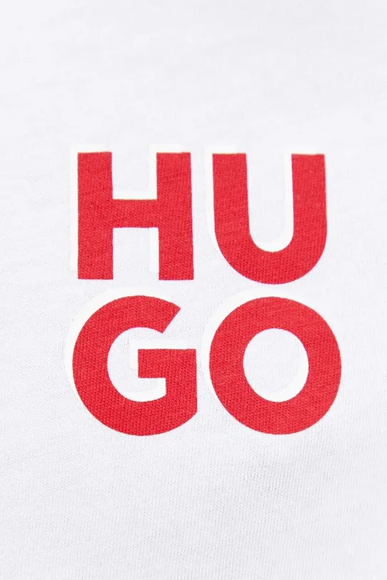 HUGO t-shirt bawełniany 50477006 biały