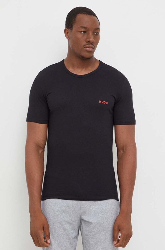 HUGO t-shirt bawełniany 3-pack 50480088 granatowy NC24