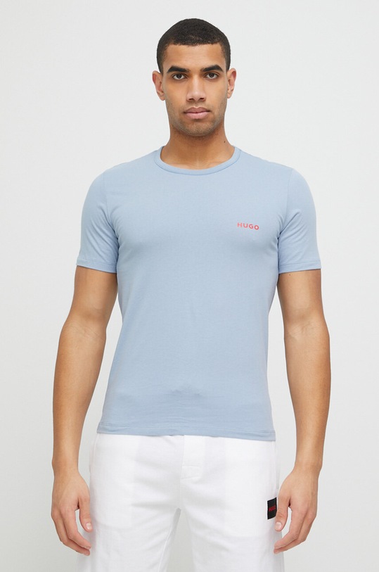 HUGO t-shirt bawełniany 3-pack 50480088 granatowy NC24