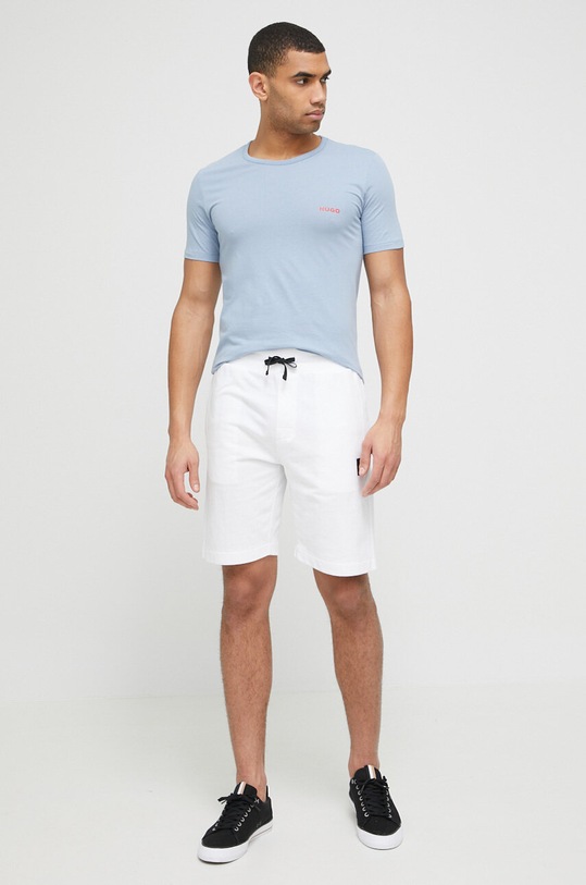 HUGO t-shirt bawełniany 3-pack granatowy 50480088