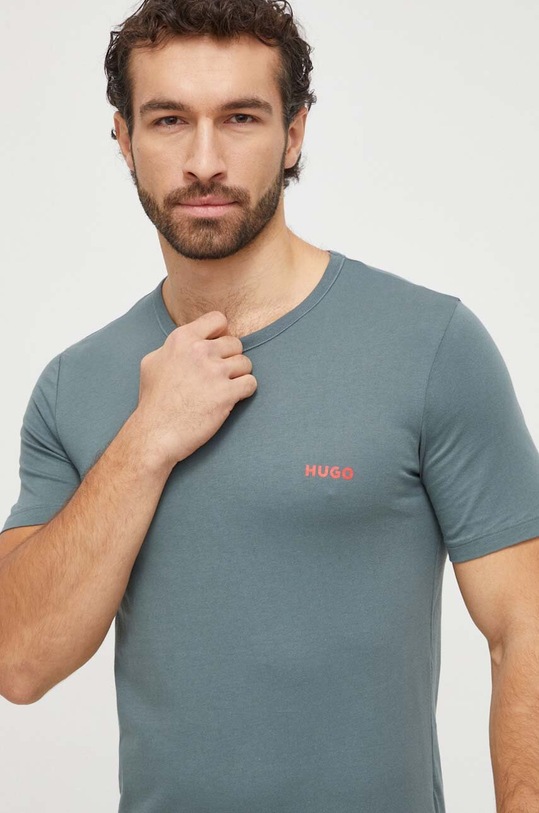 Bavlnené tričko HUGO 3-pak 50480088