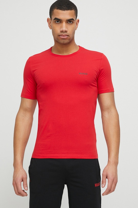 HUGO t-shirt bawełniany 3-pack 50480088 czarny NC24