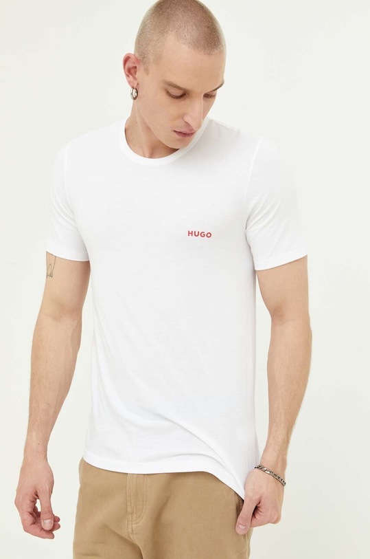 Odzież HUGO t-shirt bawełniany 3-pack 50480088 czarny