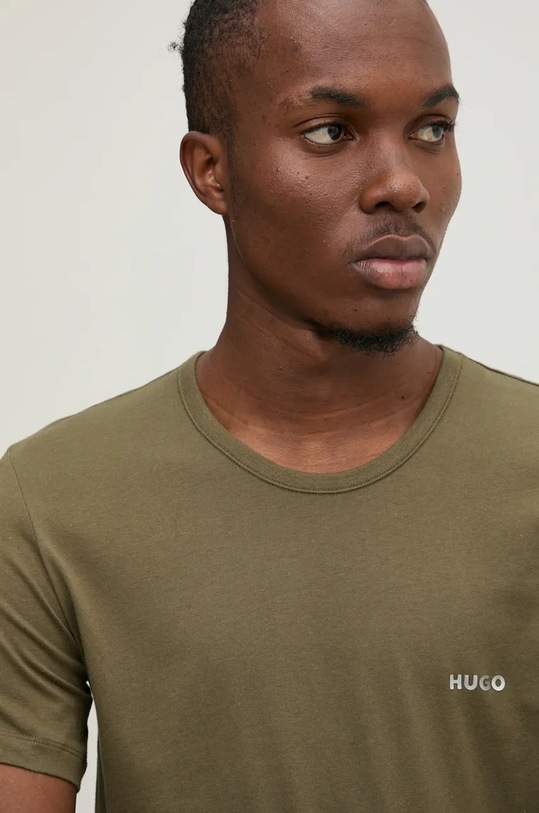Bavlnené tričko HUGO 3 - pack 3-pak 50480088
