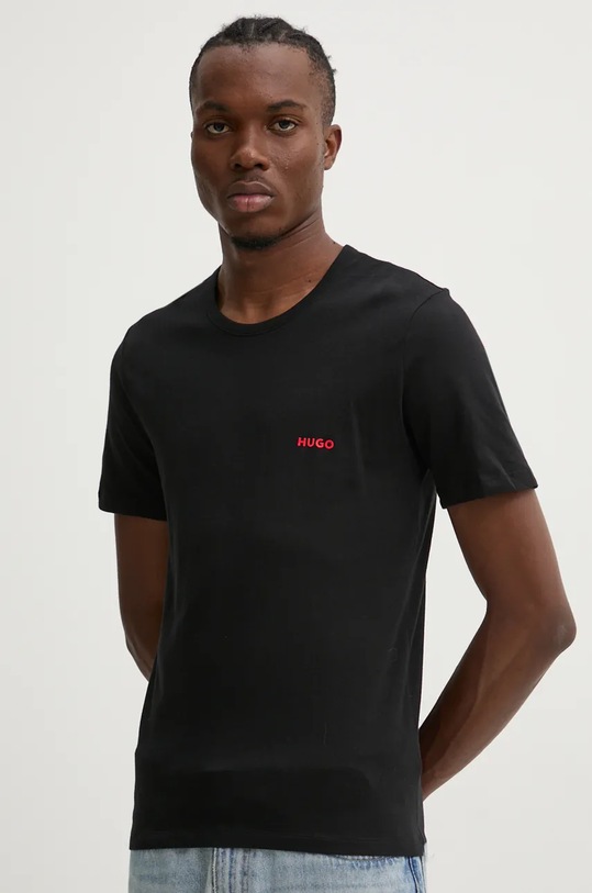 Bavlnené tričko HUGO 3 - pack 3-pak 50480088 viacfarebná NC24