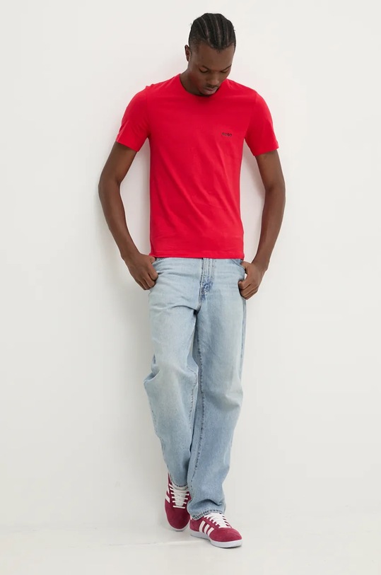 Bavlnené tričko HUGO 3 - pack 3-pak viacfarebná 50480088