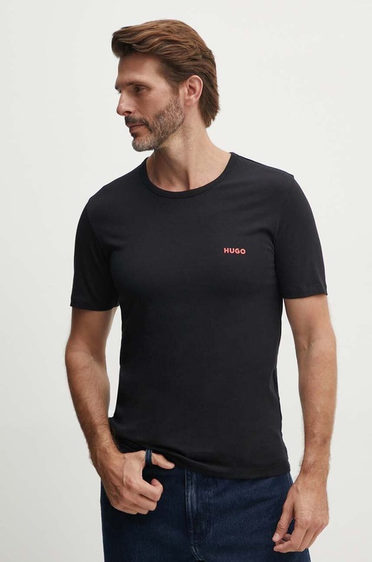 Bavlnené tričko HUGO 3 - pack 3-pak 50480088 viacfarebná NC24