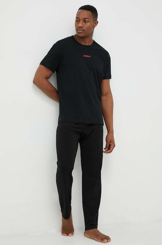 HUGO t-shirt 50480246 czarny AW22