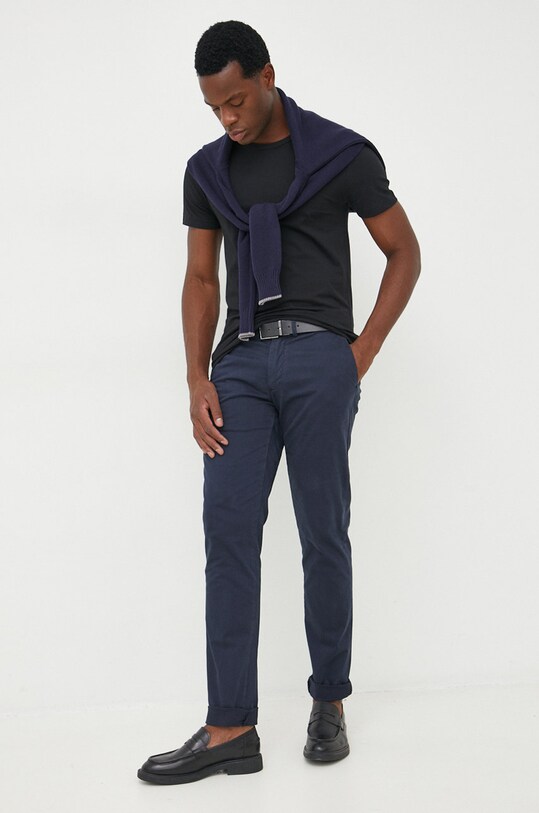 Βαμβακερό μπλουζάκι Polo Ralph Lauren 3 - Pack 714830304014 μαύρο AW22