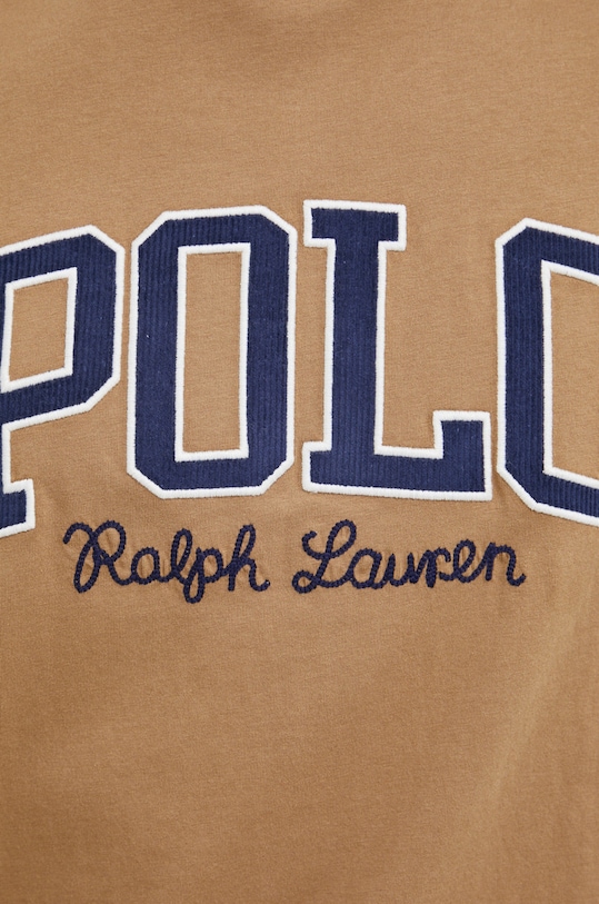 Polo Ralph Lauren t-shirt bawełniany 710878616006 brązowy