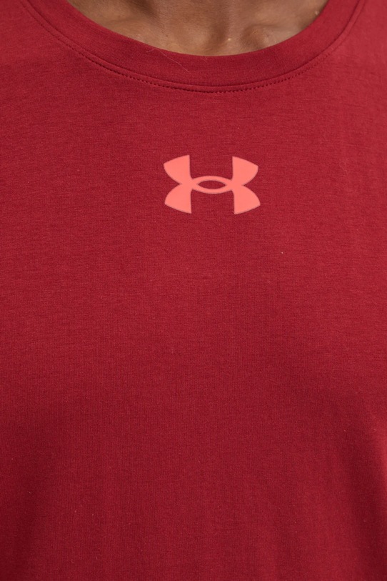 Tričko Under Armour Baseline 1361901 burgundské