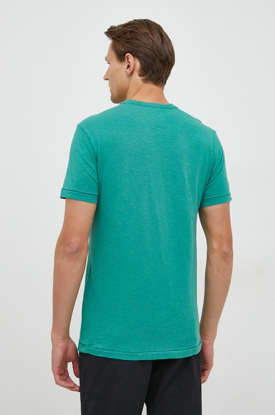 Ρούχα Βαμβακερό μπλουζάκι United Colors of Benetton 3F93U103T.00Q πράσινο