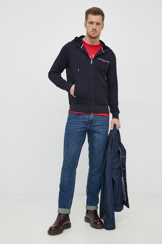 United Colors of Benetton t-shirt bawełniany 3YR3U103X.281 czerwony AW22