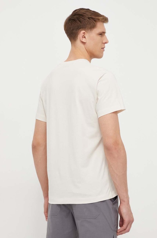 Ρούχα Βαμβακερό μπλουζάκι Jack Wolfskin Essential 1808382 μπεζ