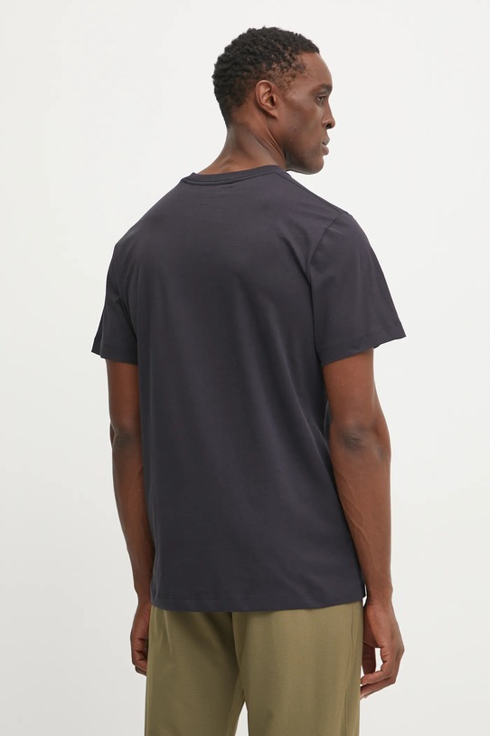 Odzież Jack Wolfskin t-shirt bawełniany Essential 1808382 granatowy