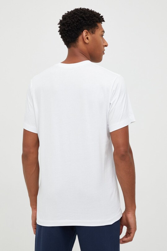 Odzież Jack Wolfskin t-shirt bawełniany Essential 1808382 biały