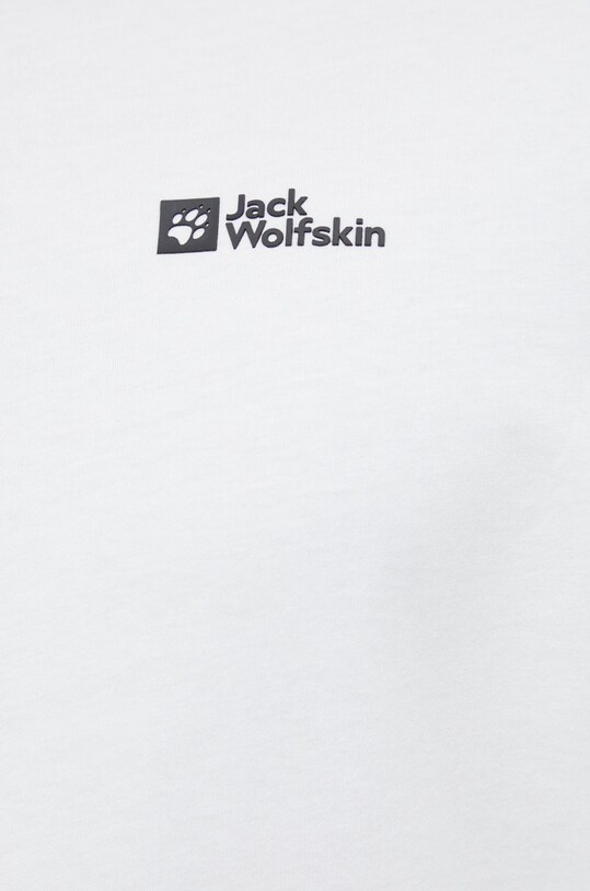 Jack Wolfskin tricou din bumbac Essential 1808382 alb