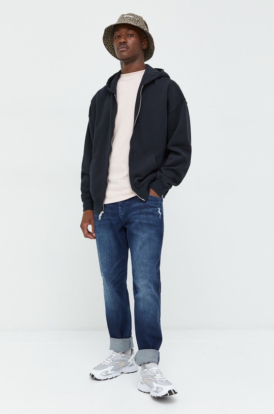 Bavlněné tričko Abercrombie & Fitch KI123.2000.700 růžová AW22