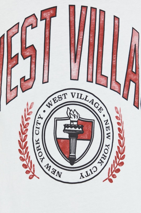 Abercrombie & Fitch t-shirt bawełniany KI123.3635.100 biały