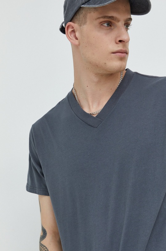 Памучна тениска Hollister Co. сив KI324.2359.110