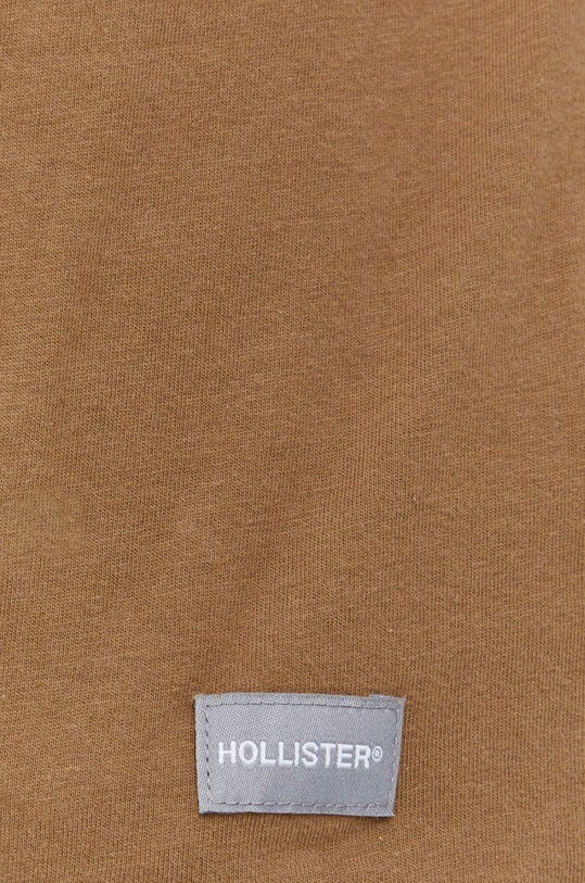 Hollister Co. t-shirt bawełniany KI324.2359.400 beżowy
