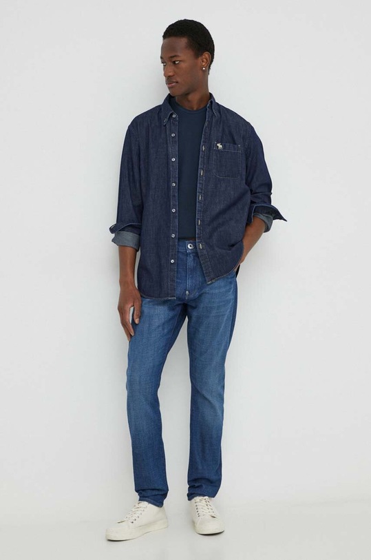Бавовняна футболка AllSaints 3-pack блакитний MD130M