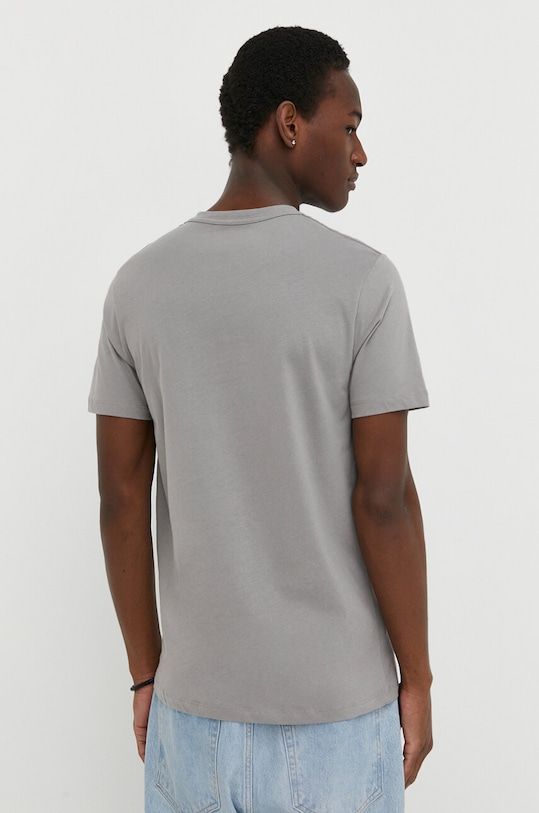 Памучна тениска AllSaints (3 броя) MD130M зелен