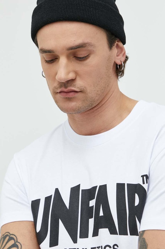 Unfair Athletics t-shirt bawełniany biały UNFR19.002