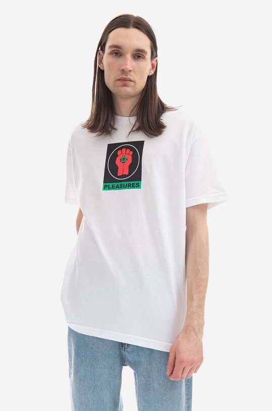 PLEASURES t-shirt bawełniany x Hunter S. Thompson Badge