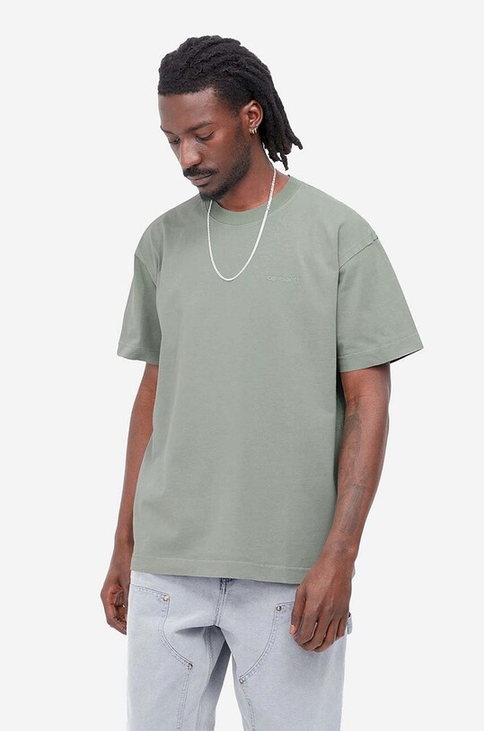 Carhartt WIP tricou din bumbac Carhartt WIP S/S Marfa T-Shirt I030669 ARTICHOKE