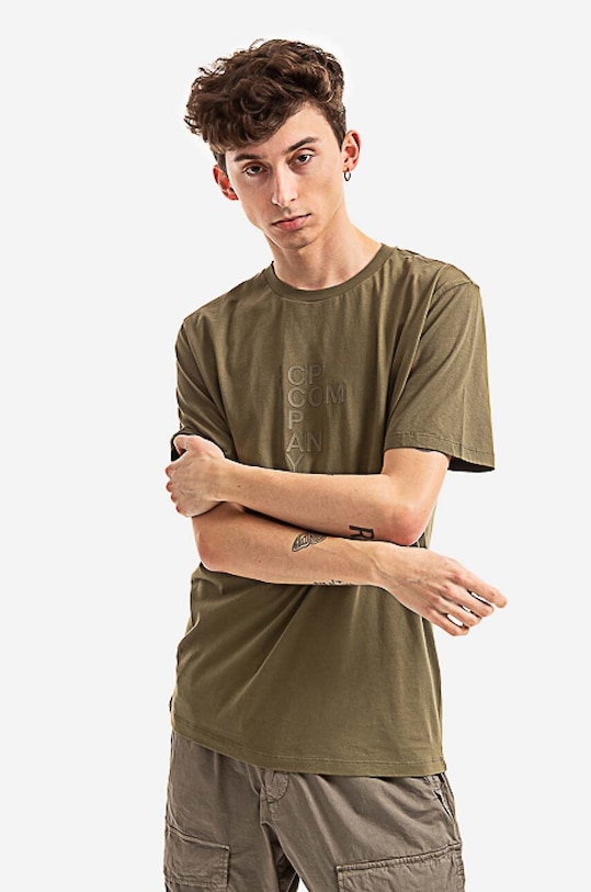 C.P. Company cotton t-shirt cotton green 12CMTS050A005100W660