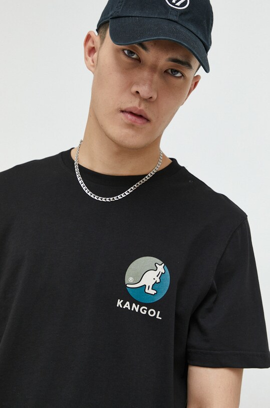Kangol t-shirt bawełniany KAF22UTS220