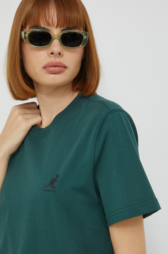 Kangol tricou din bumbac KAF22UTS218 turcoaz
