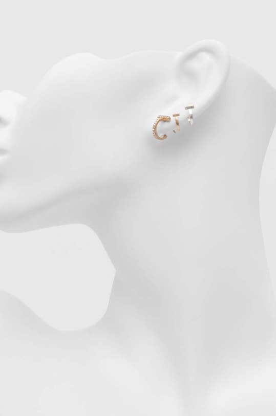 Náušnice AllSaints 3-pak viacfarebná 434703MUL119