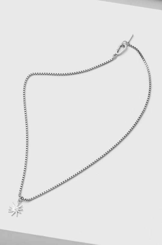Strieborný náhrdelník AllSaints strieborná 433101SLV041