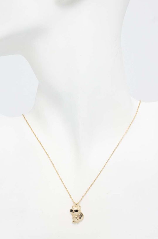 Akcesoria Karl Lagerfeld naszyjnik 235W3922 złoty