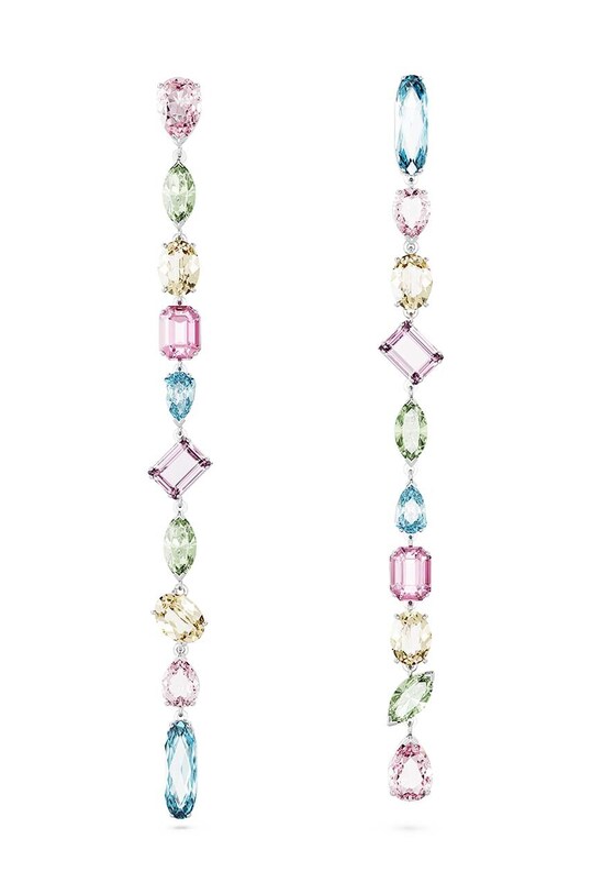 Swarovski kolczyki GEMA kryształ Swarovskiego różowy 5656430