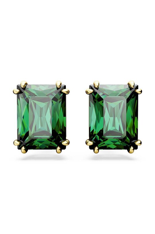 Naušnice Swarovski MATRIX cirkonij zelena 5677142